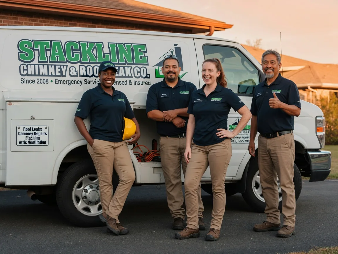 Chimney flashing repair company in New Burnside, IL